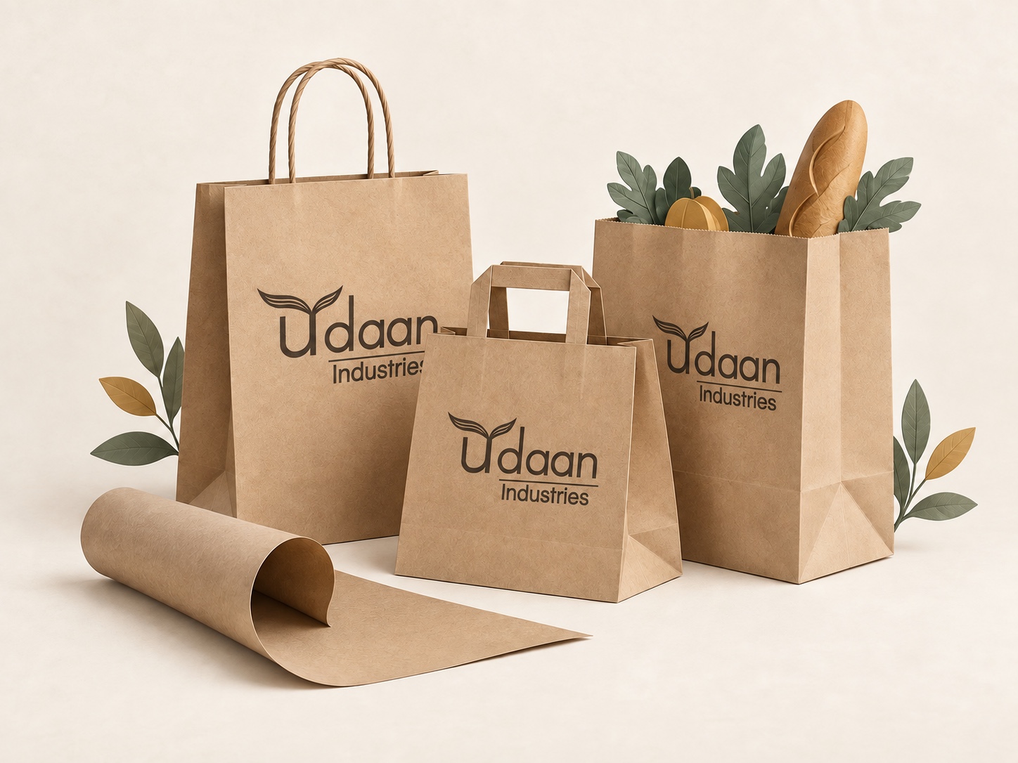 Paper bags made from paper